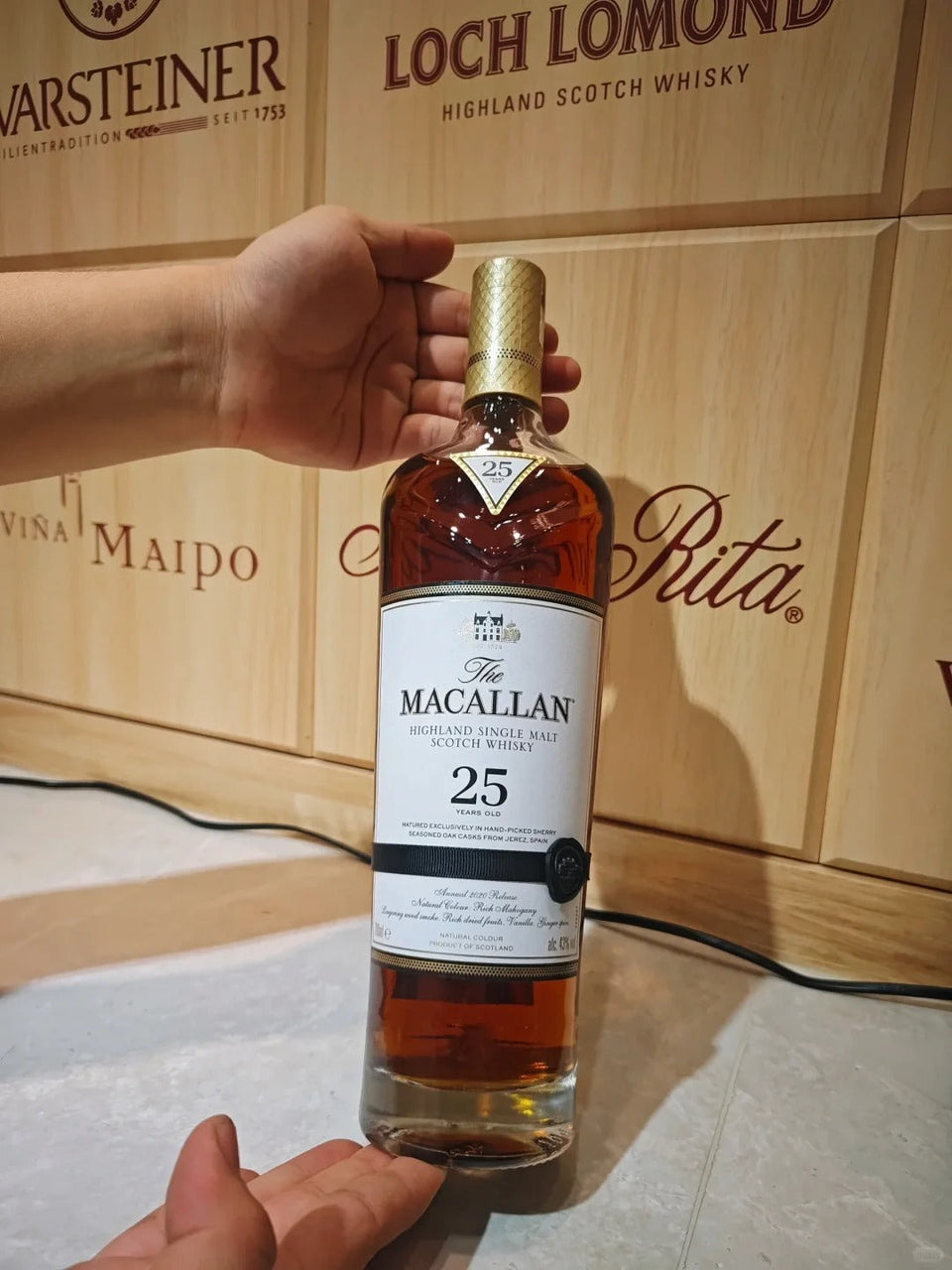 麦卡伦25年雪莉桶威士忌