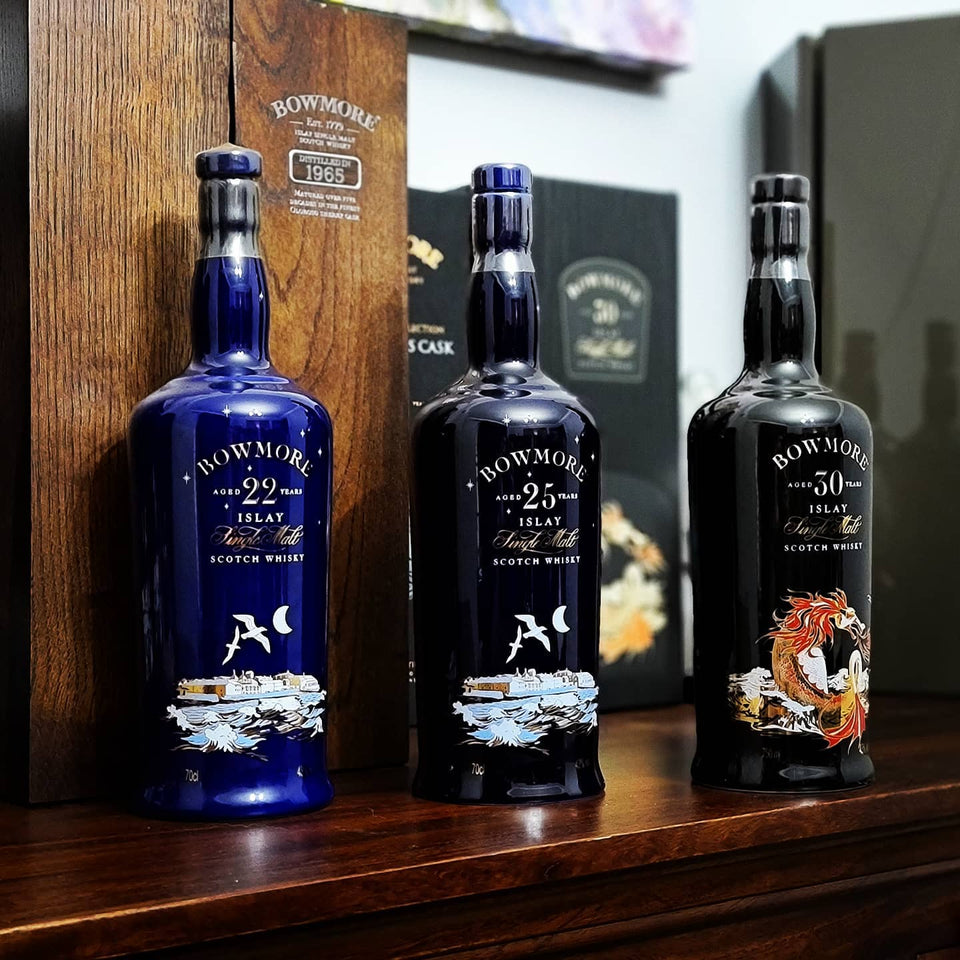 Bowmore, 25 Year Old, Sea Dragon Ceramic, Ceramic Bottle reference