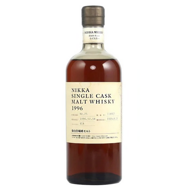 回收 仙台宮城峽單桶威士忌1996年 Miyagikyo Single Cask Malt Whisky 1996