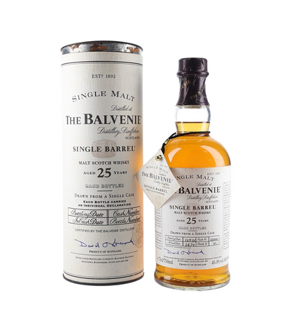 回收百富25年 SINGLE BARREL·Balvenie Whisky 【百富威士忌收購價·威仕世紀】