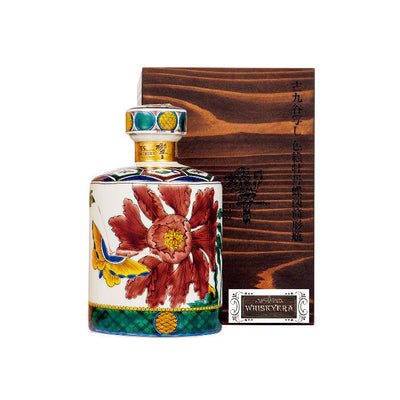 香港高價收購響Hibiki 35年 有田燒 色繪牡丹蝶圖筒形瓶