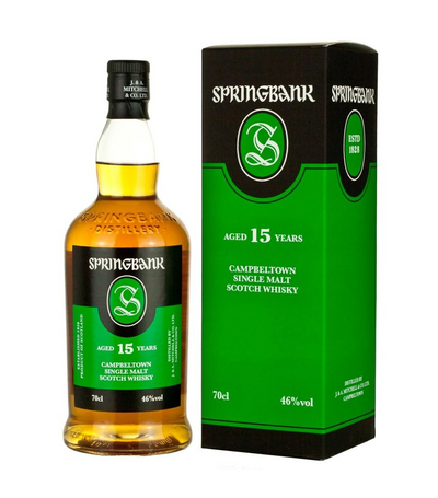 Springbank 雲頂 15年|威仕世紀收酒-回收報價-威士忌價格-咨詢收酒網