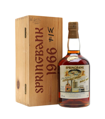 「英國威士忌高價回收」雲頂Springbank Single Cask 1966 雲頂威士忌回收價格