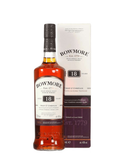 回收18年 波摩Bowmore 免稅版-威仕世忌專業報價 | 威士忌高價回收