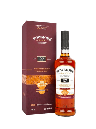 波摩酒莊三部曲 波摩Bowmore 27年單一麥芽威士忌 | 高價回收限量威士忌