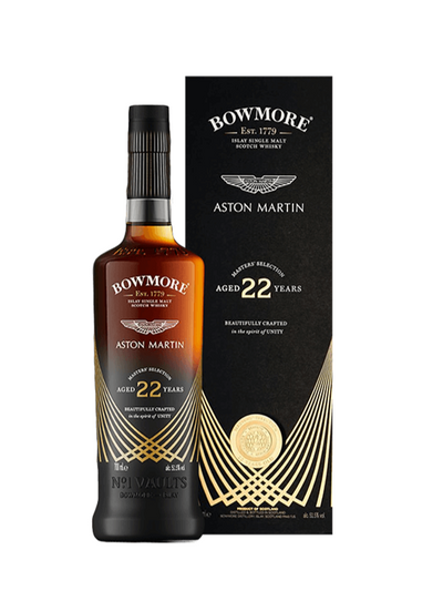 回收22年波摩奧斯頓·馬丁Bowmore Aston Martin聯名威士忌（第二版） / 全港上門收酒服務