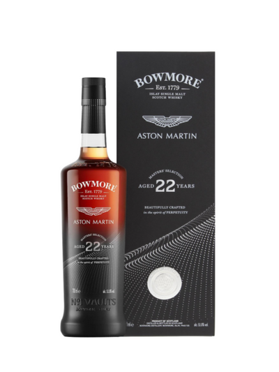 全港回收：波摩奧斯頓·馬丁Bowmore Aston Martin 大師鉅作系列22年第三版 | 波摩回收價錢