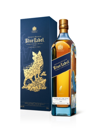 【世界威士忌收购】回收尊尼獲加Johnnie walker 蓝牌猪年限定威士忌 | 尊尼獲加whisky价格